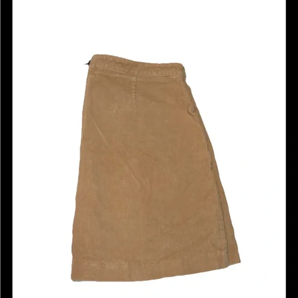 Y2K 90’s stretchy corduroy tan mini skirt mod academia Forever 21 Large - Picture 2 of 8
